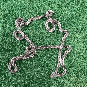 14 karat white gold chain
